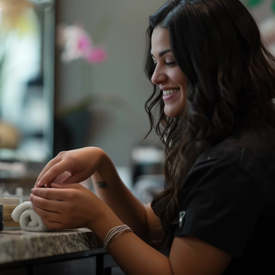 nail salon interior